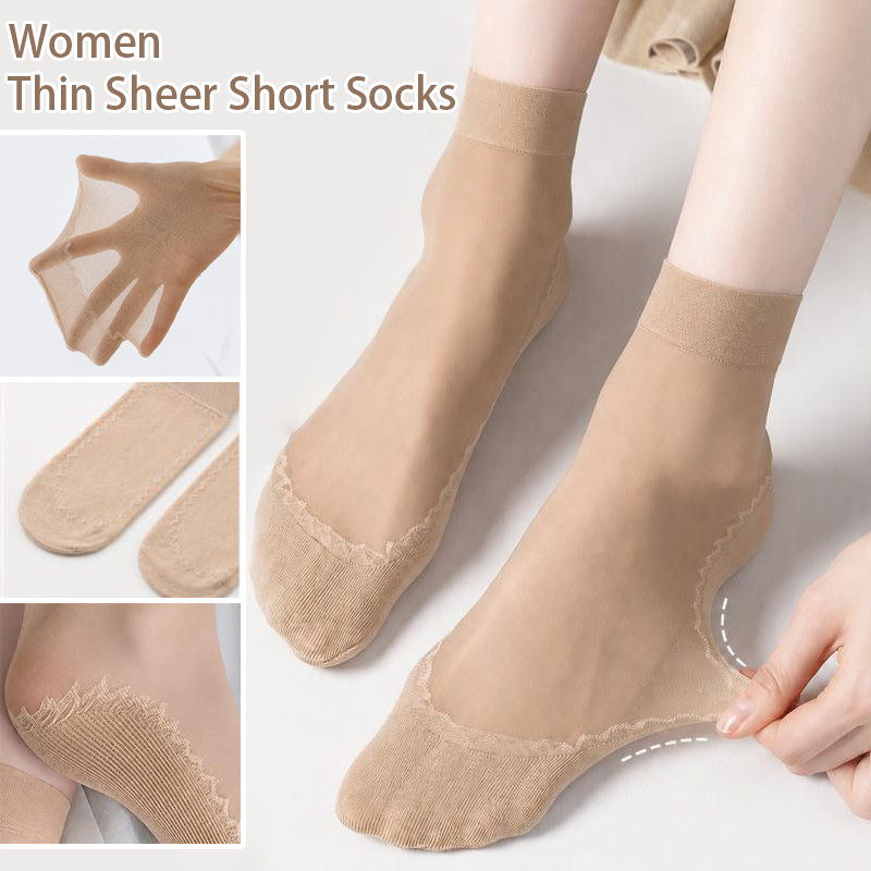 Invisibility Sock Loafer - 10 paar ultradunne, onzichtbare enkelsokken voor