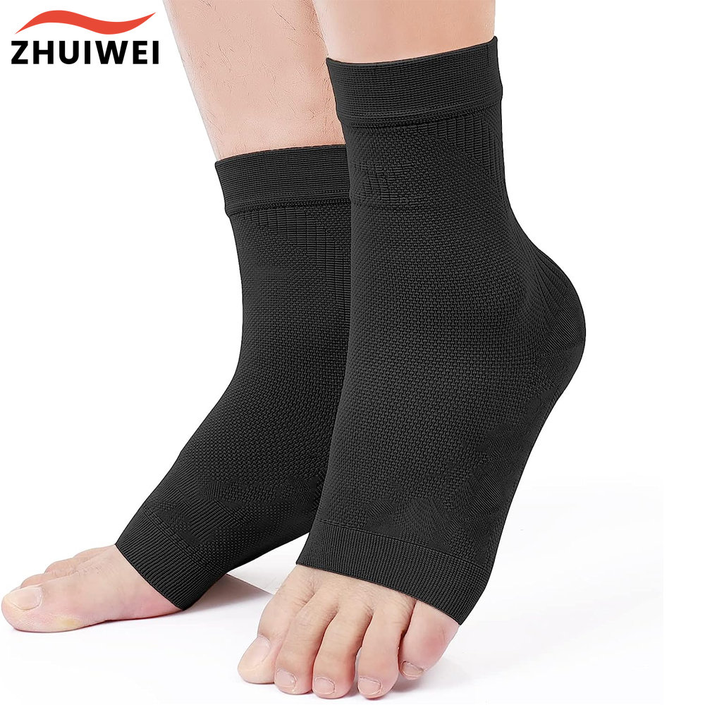Ankle Brace Sock - 1 Paar Enkelbrace Compressie Ondersteuning Mouw,