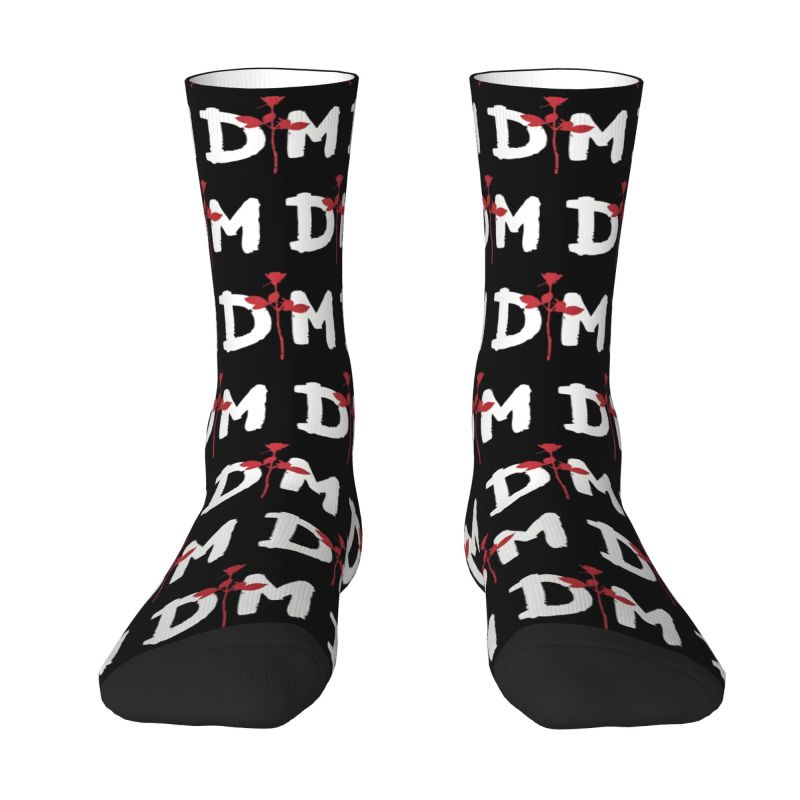 Dress Sock Men - Aangepaste Depeche Mode Heren Crew Sokken
