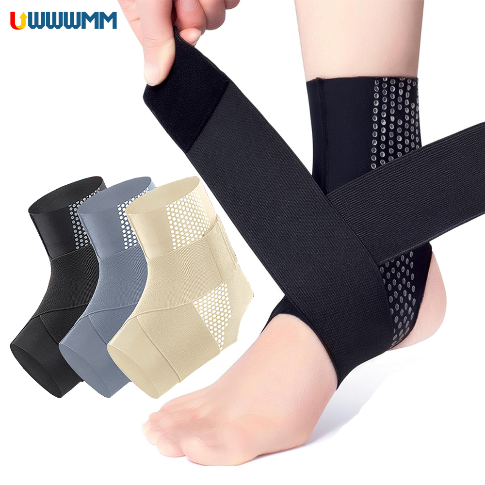 Ankle Brace Sock - 1 Stuks Verstelbare Compressie Enkel Mouw