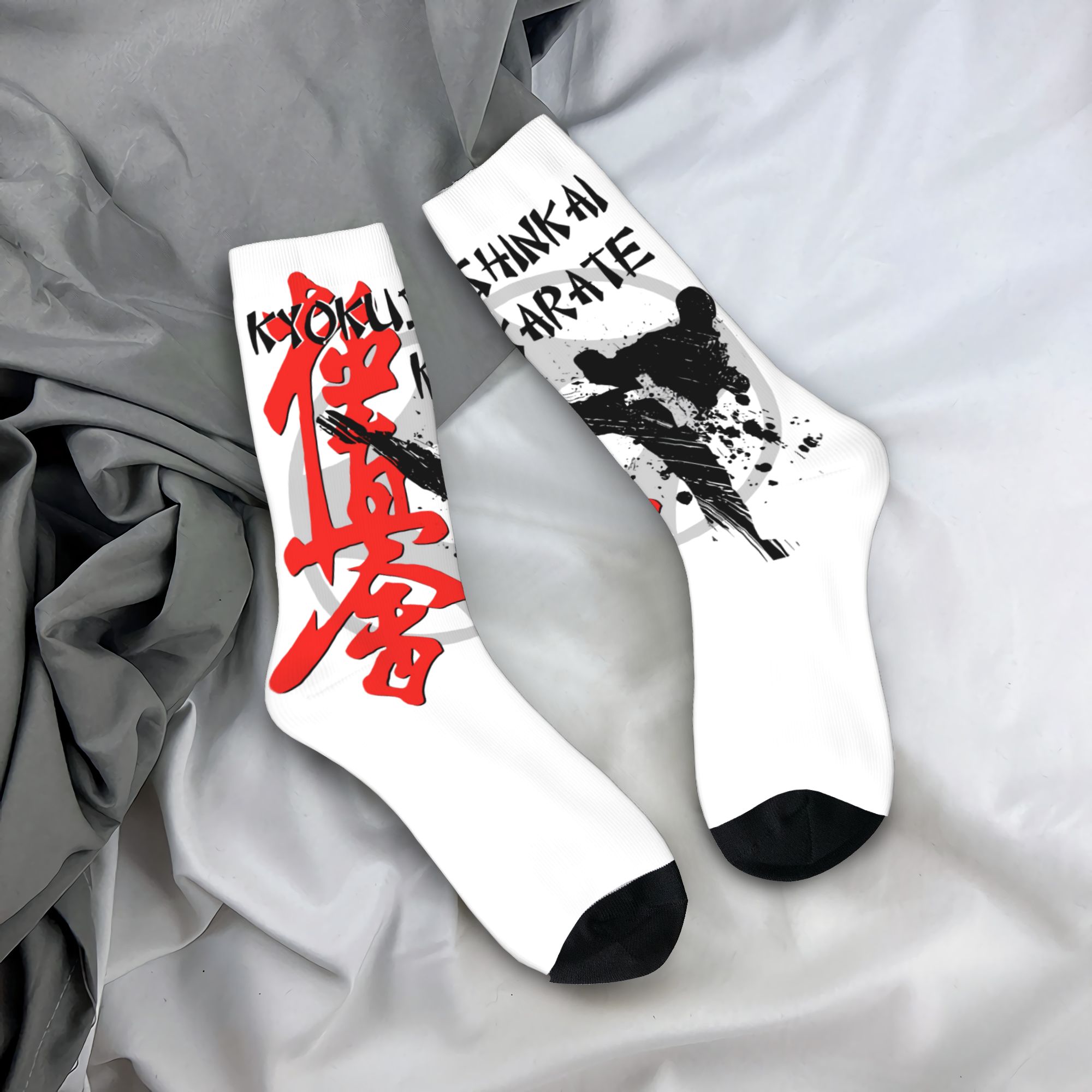 Dress Sock Men - Aangepaste Kyokushi Karate herensokken, unisex, coole