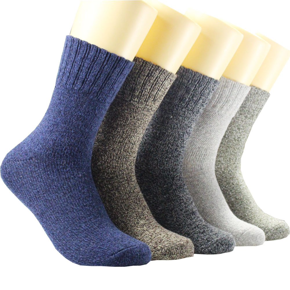 Cotton Crew Sock Pack - 5 Paar 1 Set Heren Winter