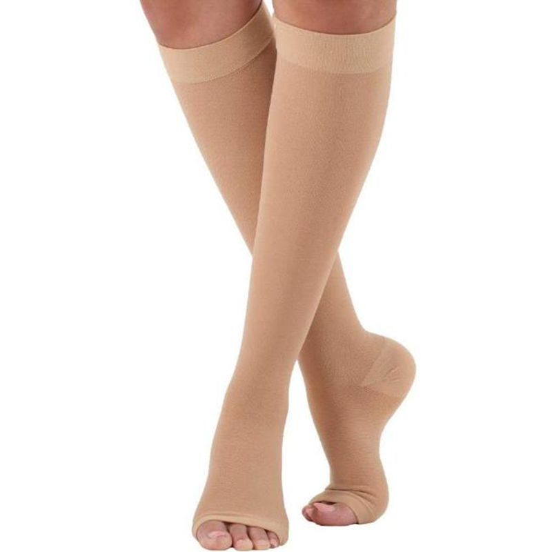 Compression Sleeve Calf - S-XL Compressie Kousen Stretch Open Teen
