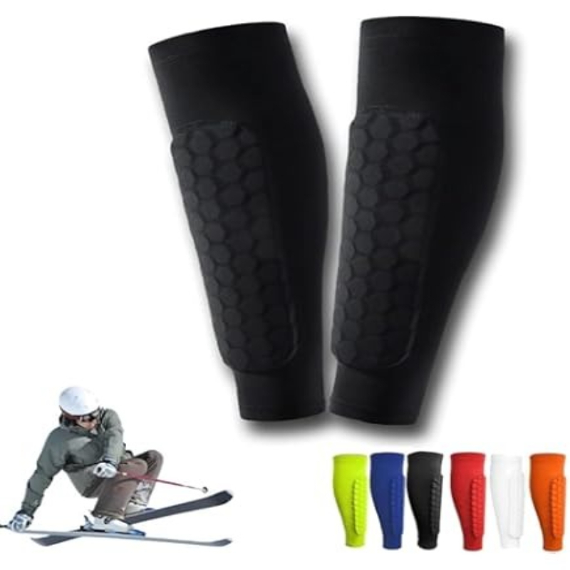 Compression Sleeve Calf - Voetbalscheenbeschermers Scheenbeschermermouwen Lichtgewicht beschermende voetbaluitrusting Kuit