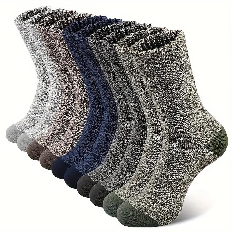 Wool Hiking Sock - 5-paar merinowollen sokken voor heren, superdikke