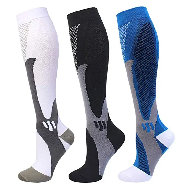 Compression Sock Medical - Hardloopcompressiesokken Spataderen Voetbal Basketbal Wandelen 20-30mmhg