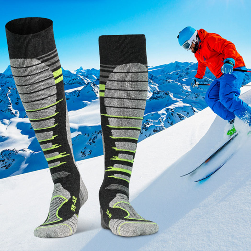 Wool Hiking Sock - GTUBIKE 1 paar nieuwe merinowol skisokken