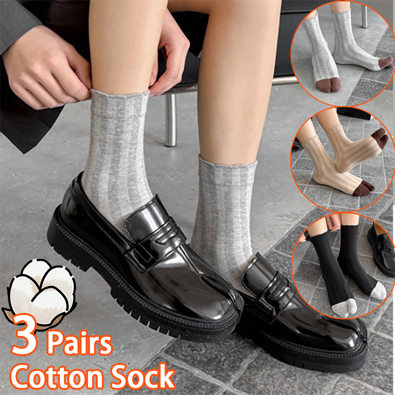Toe Sock Split - Japanse Split-toe katoenen Tabi-sokken voor dames