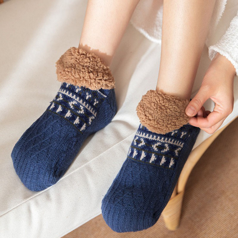 Ankle Sock Low Cut - Dames Heren Herfst- en wintervloersokken Antislip