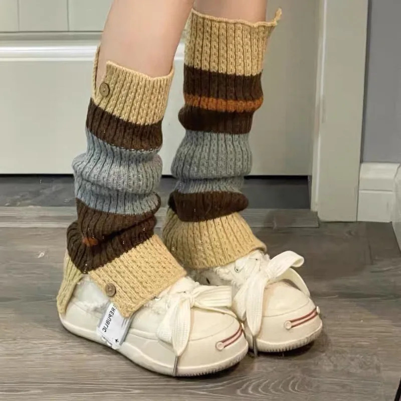 Boot Sock Slouchy - Nieuw ​ Y2K gebreide beenwarmers Vintage