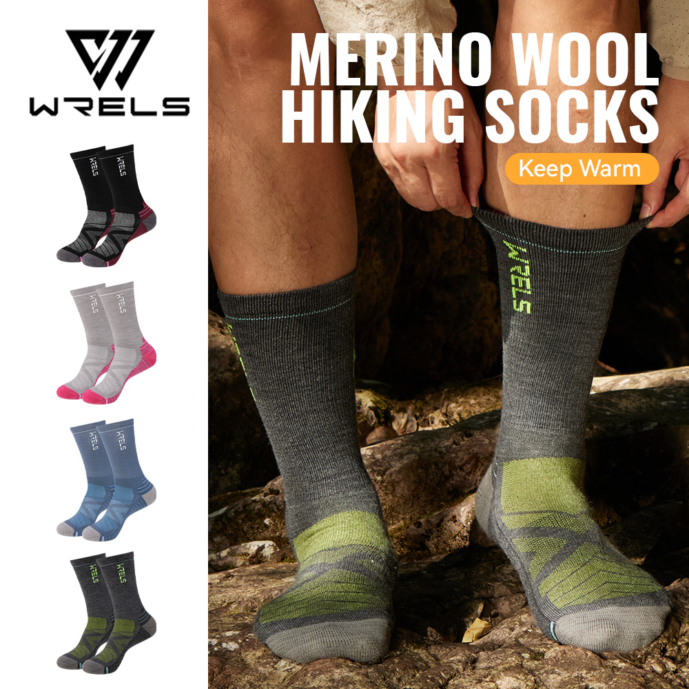 Wool Hiking Sock - WRELS 1/2/3 Merinowollen Sokken Thermische Warme