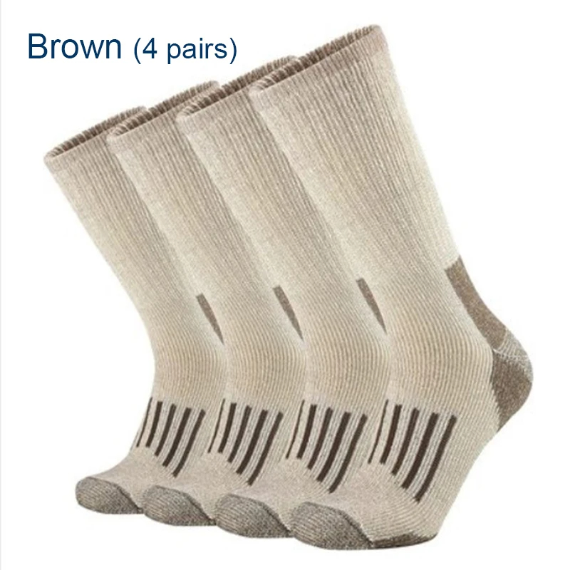 Wool Hiking Sock - 80% Wollen Sokken Dikker Warm Wandelen