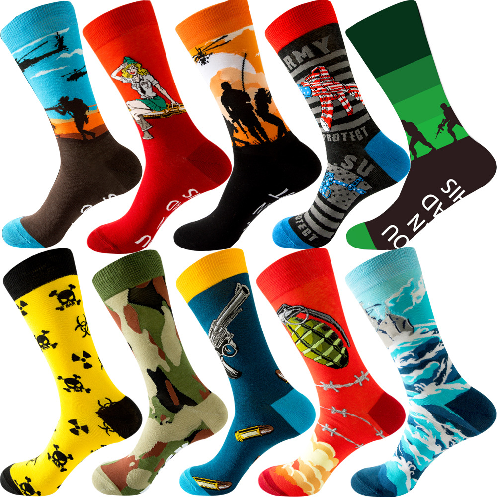 Cotton Crew Sock Pack - 【10 paar】Lot Pack Mannen Vrouwen Koppels