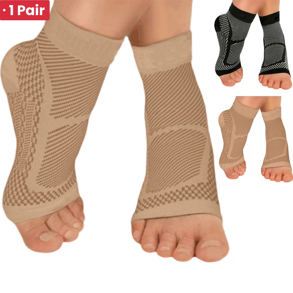 Ankle Brace Sock - 1 Paar Sport Enkelbrace Compressie Mouw