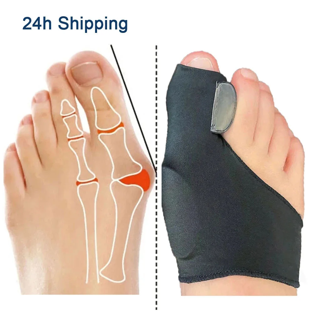Ankle Brace Sock - 2 Stuks Teen Separator Hallux Valgus