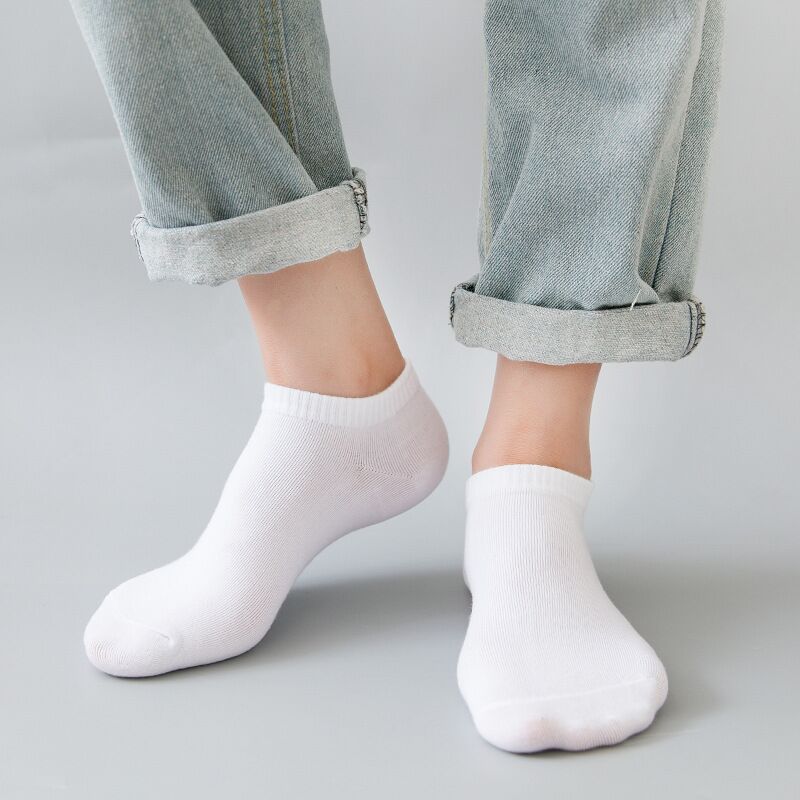 10 paar zwarte en witte onzich - Ankle Sock Low Cut recensie en prijs