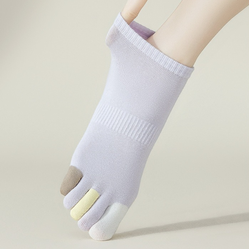 6 paar Zomer dunne ademende zw - Toe Sock Split recensie en prijs