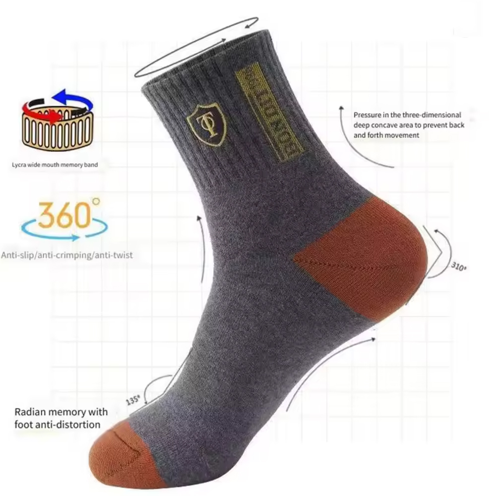 Heren 5/10-pack Premium Thermi - Cotton Crew Sock Pack recensie en prijs