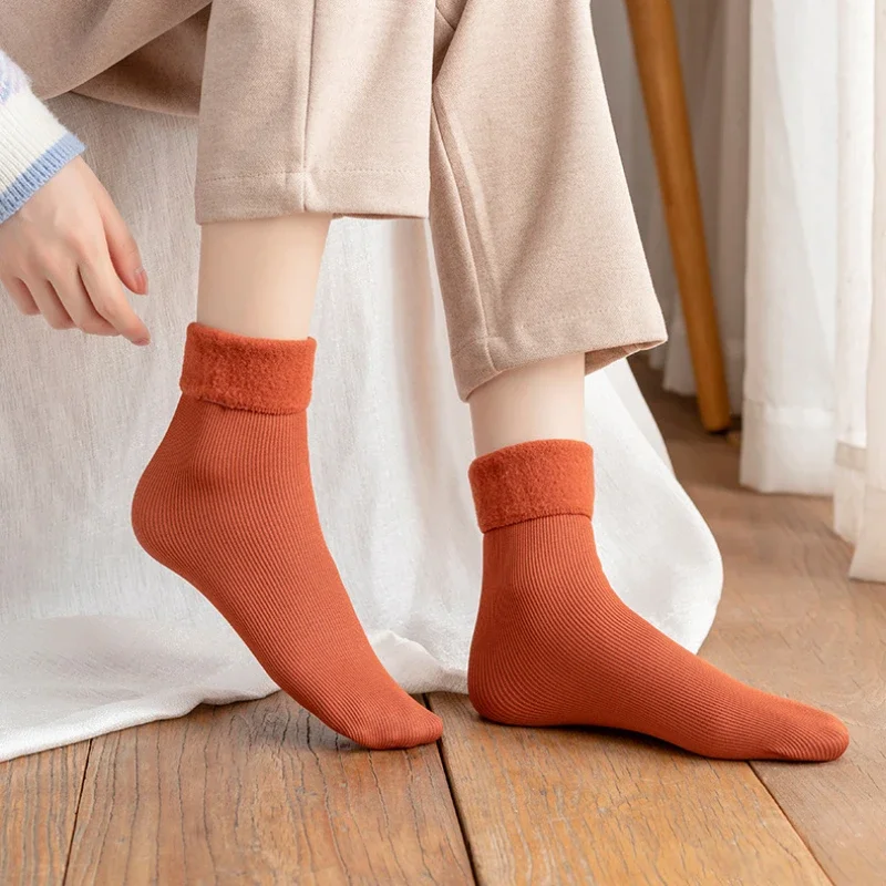 1-4Pairs Warme Fleece Gevoerde - Boot Sock Slouchy recensie en prijs