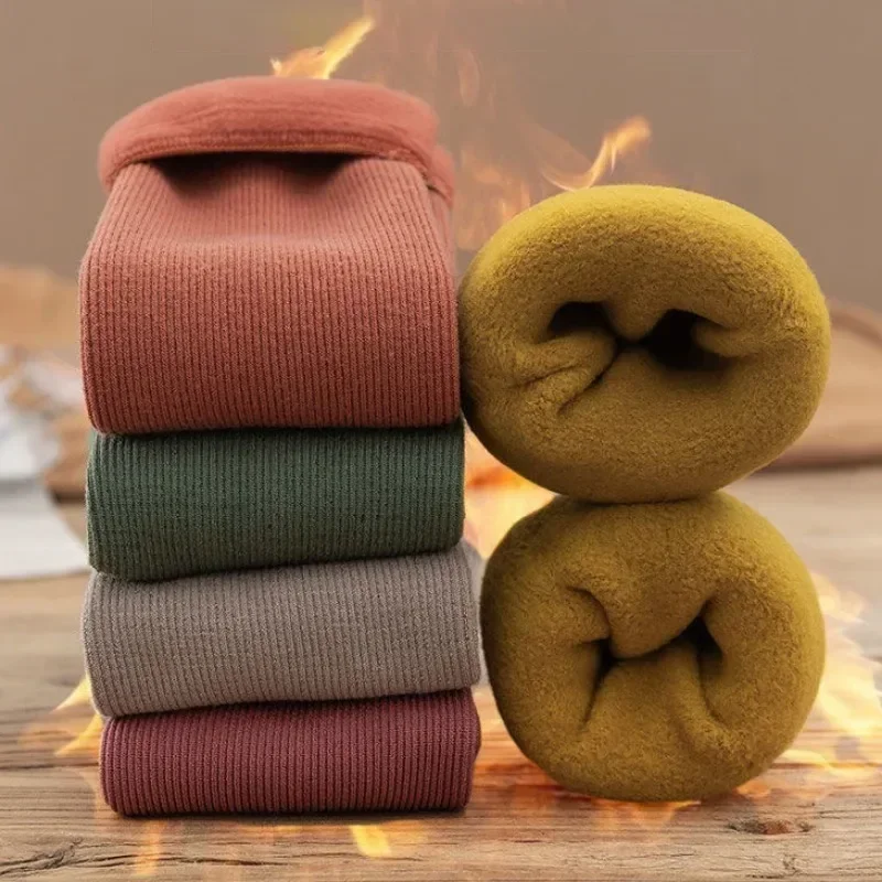 1-4Pairs Warme Fleece Gevoerde - Boot Sock Slouchy recensie en prijs