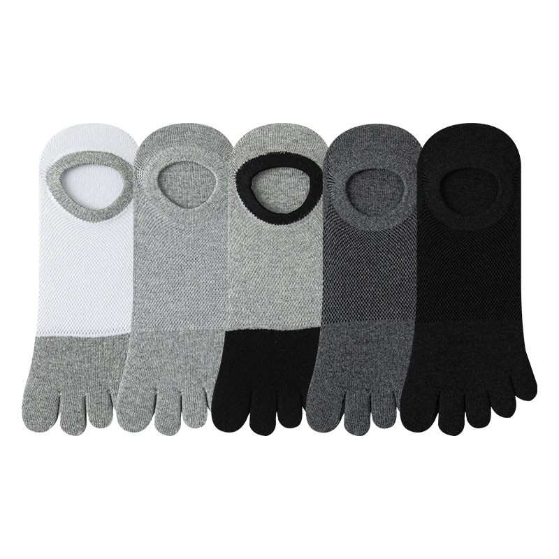 5 paar heren no-show teensokke - Toe Sock Split recensie en prijs