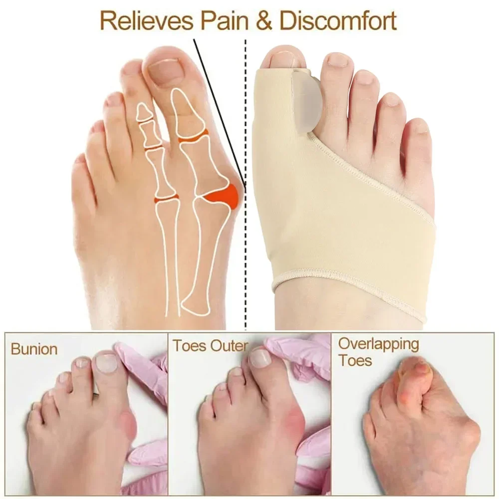 1/2 Paar Teen Separator Hallux - Ankle Brace Sock recensie en prijs