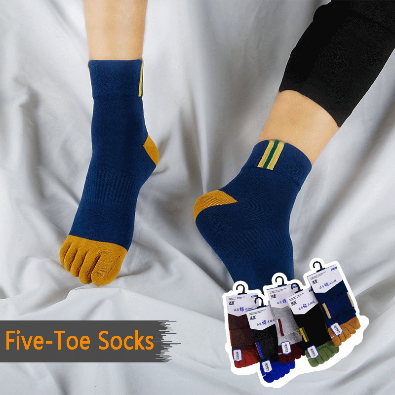 5 paar heren casual katoenen s - Toe Sock Split recensie en prijs