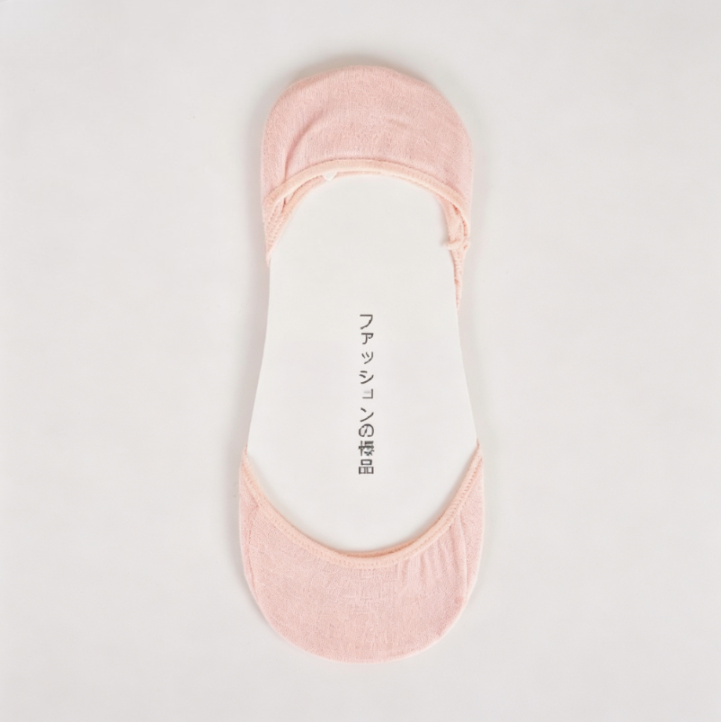 Lichtroze katoenen onzichtbare - Invisibility Sock Loafer recensie en prijs