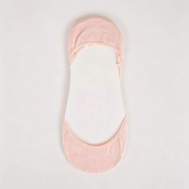 Lichtroze katoenen onzichtbare - Invisibility Sock Loafer recensie en prijs
