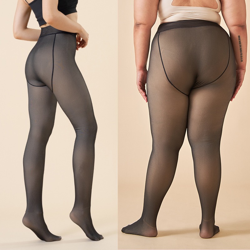 1-2Pairs Opaque Plus Size Flee - Tights Pantyhose Sheer recensie en prijs