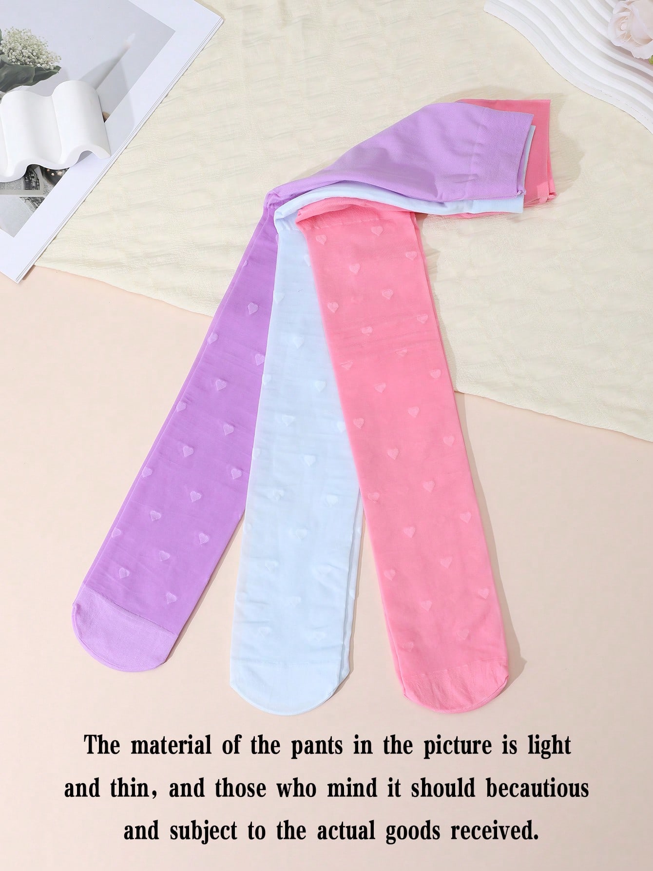 3 Stuks Meisjes Hart Print Pan - Tights Pantyhose Sheer recensie en prijs