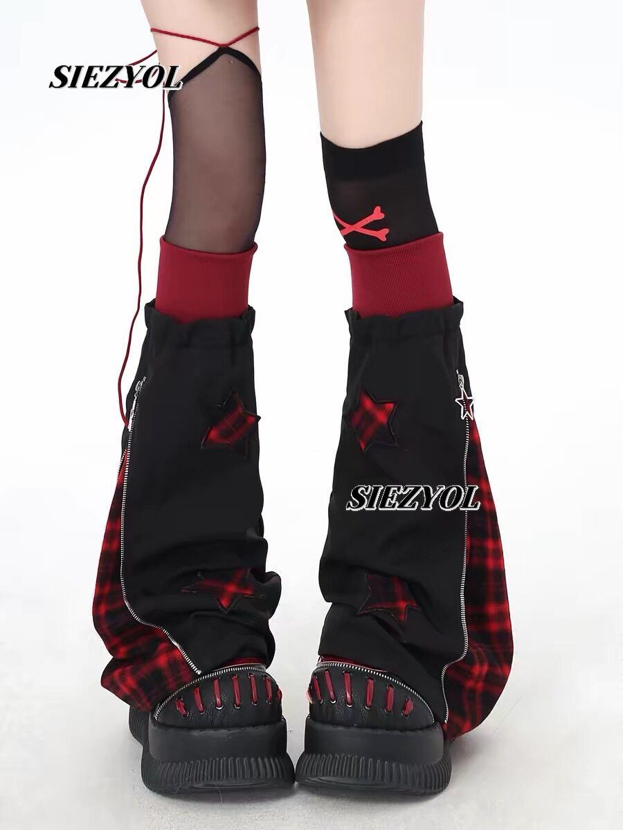 Originele geruite beenwarmers  - Boot Sock Slouchy recensie en prijs