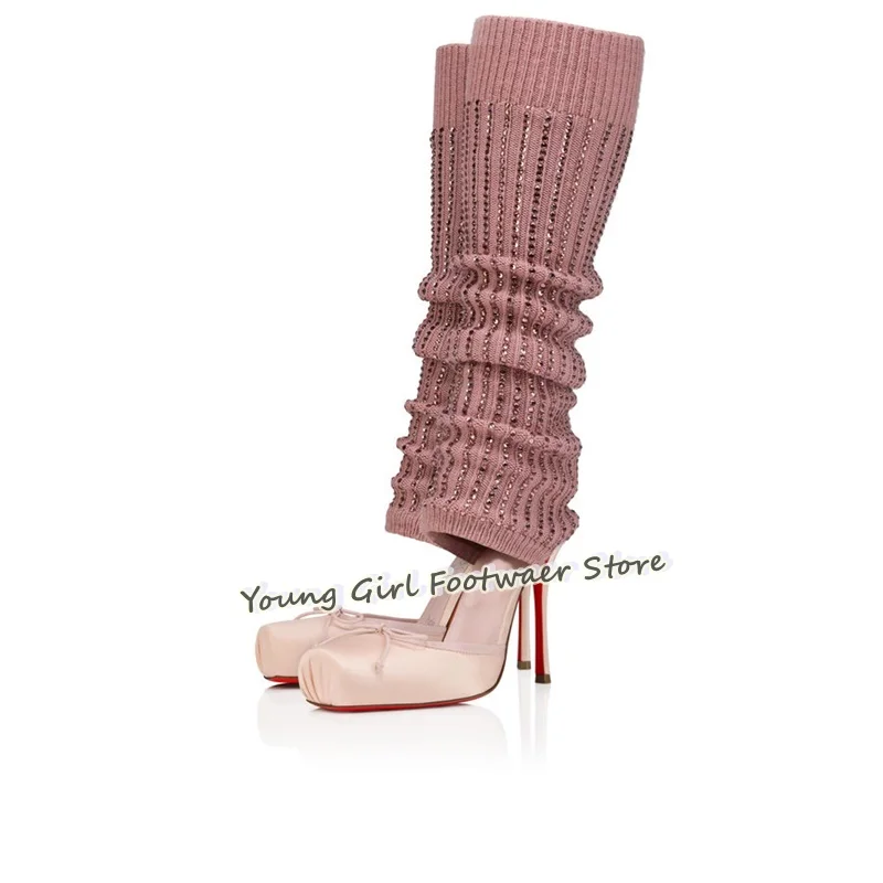 Schoenvormige stilettohakken R - Knee High Sock Women recensie en prijs