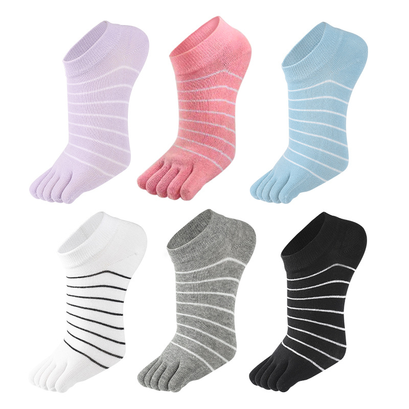 1/5 paar dames gestreepte vijf - Ankle Sock Low Cut recensie en prijs