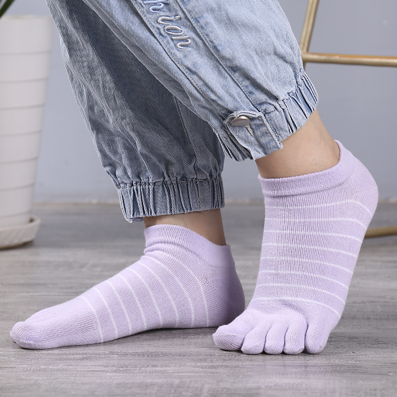 1/5 paar dames gestreepte vijf - Ankle Sock Low Cut recensie en prijs
