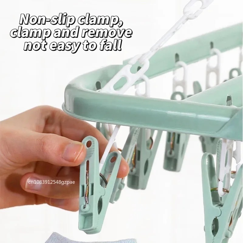 32 Clips Opvouwbare Wasdroger  - Sock Organizer Tray recensie en prijs