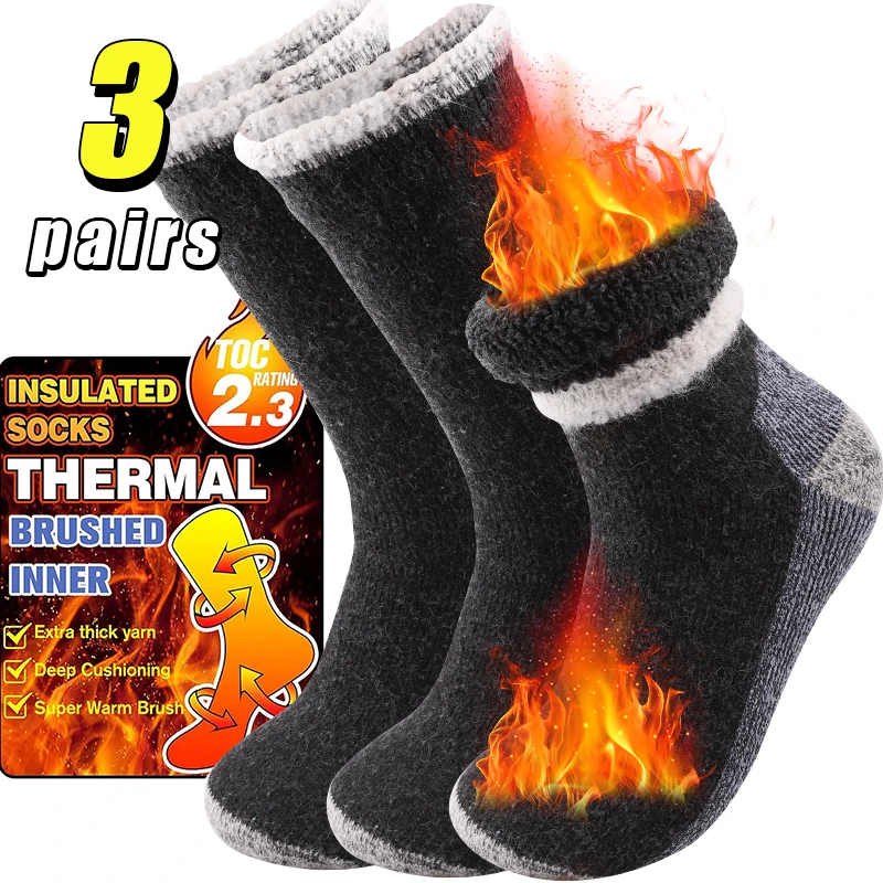 3 paar hoogwaardige dikkere wi - Thermal Sock Winter recensie en prijs