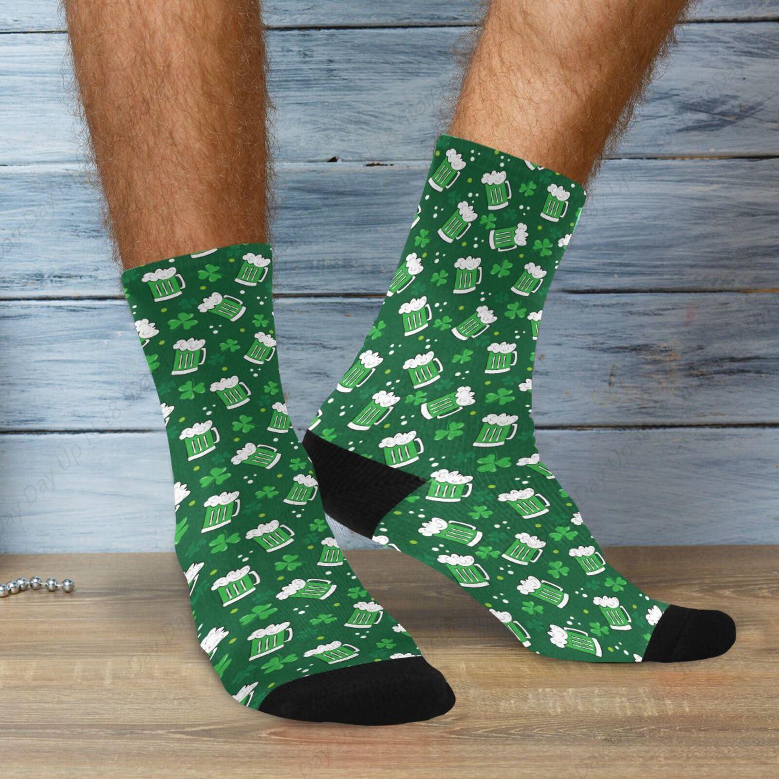 Groen Klaverblad Bier St. Patr - Cotton Crew Sock Pack recensie en prijs
