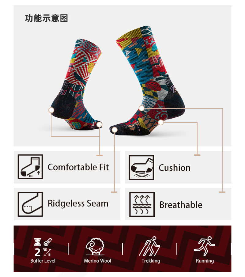 ZEALWOOD Hardloopsokken van me - Wool Hiking Sock recensie en prijs