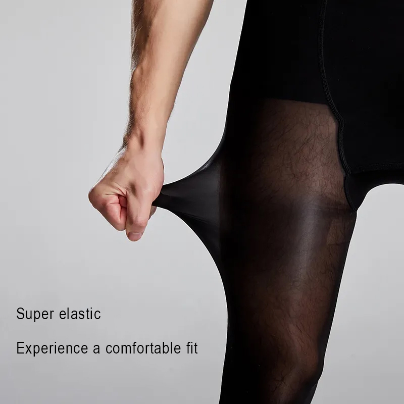 Plus Size Mannen Sexy Sheer Zw - Tights Pantyhose Sheer recensie en prijs