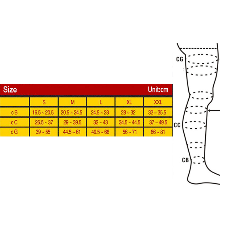S-XL Compressie Kousen Stretch - Compression Sleeve Calf recensie en prijs