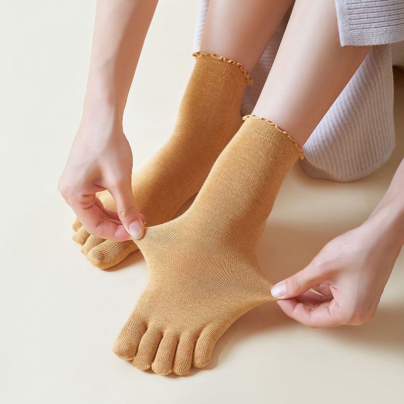 1/5 Paar Katoenen Dames Vijfte - Toe Sock Split recensie en prijs