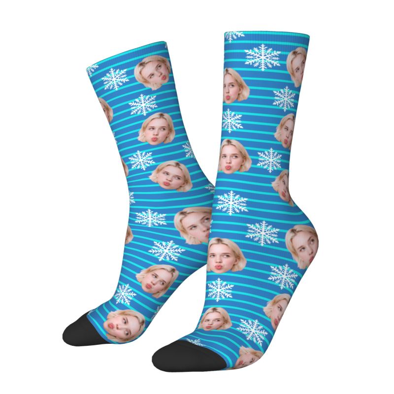 Kerst gezicht foto gepersonali - Dress Sock Men recensie en prijs