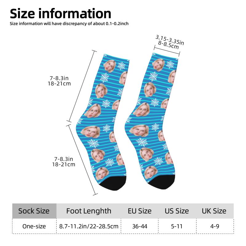 Kerst gezicht foto gepersonali - Dress Sock Men recensie en prijs