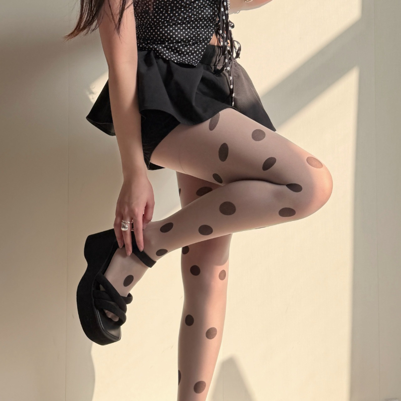 Retro Polka Dot Sheer Panty's  - Tights Pantyhose Sheer recensie en prijs