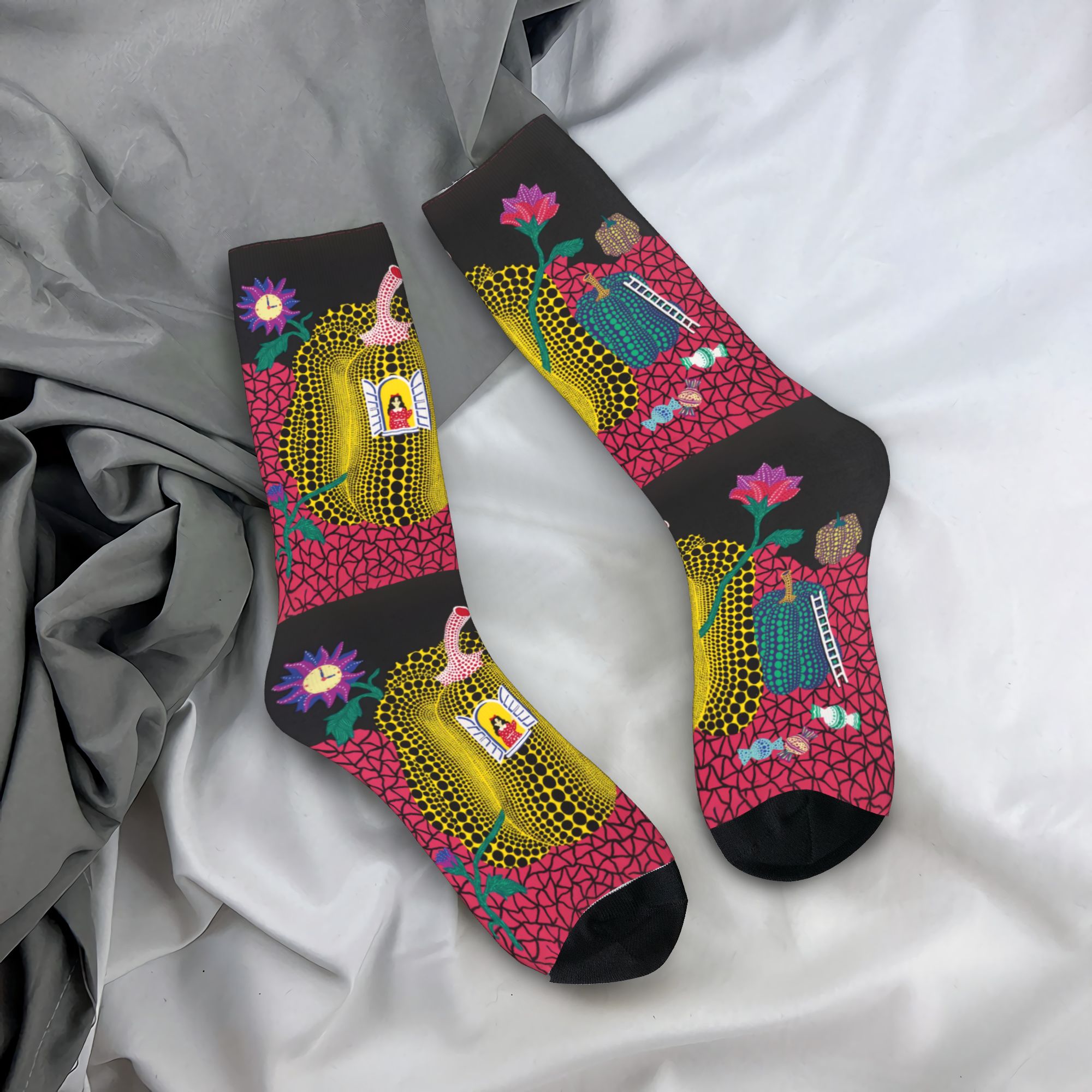 Aangepaste Yayoi Kusama abstra - Dress Sock Men recensie en prijs