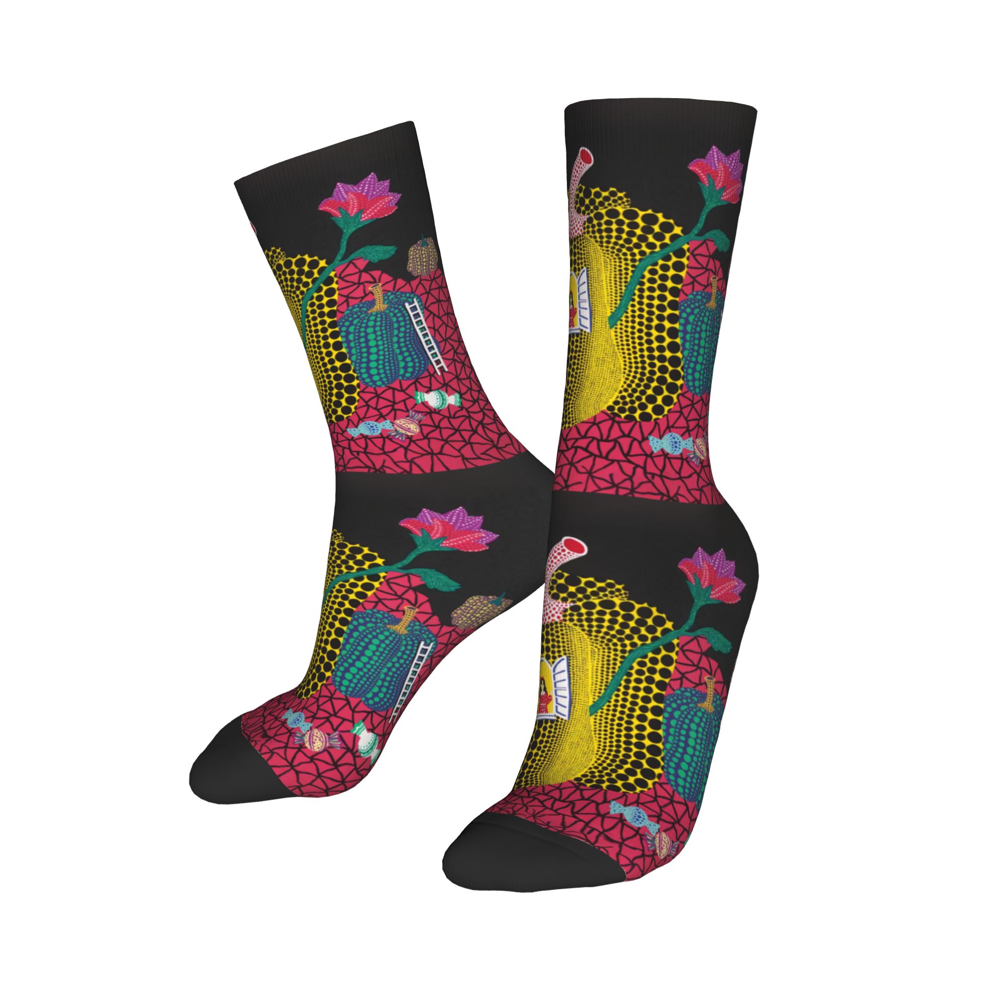 Aangepaste Yayoi Kusama abstra - Dress Sock Men recensie en prijs