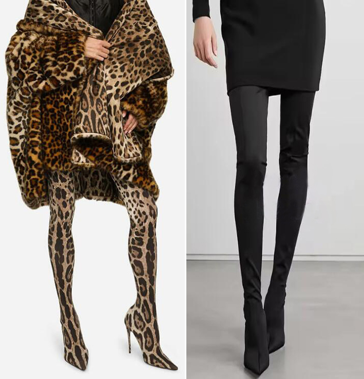 Sexy Luipaard Over-de-Knie Str - Knee High Sock Women recensie en prijs