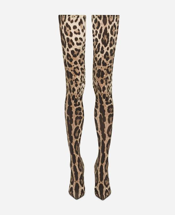 Sexy Luipaard Over-de-Knie Str - Knee High Sock Women recensie en prijs