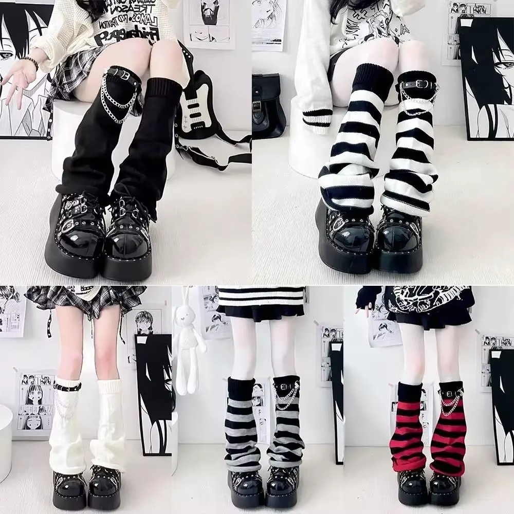 Japanse stijl Harajuku gebreid - Boot Sock Slouchy recensie en prijs